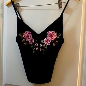 Black Kendall & kylie tank top